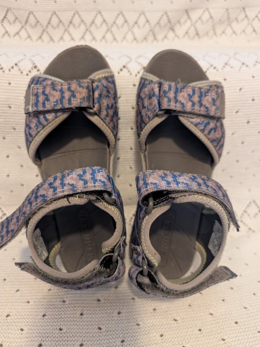 Merrell Sandals size 2 grey blue
